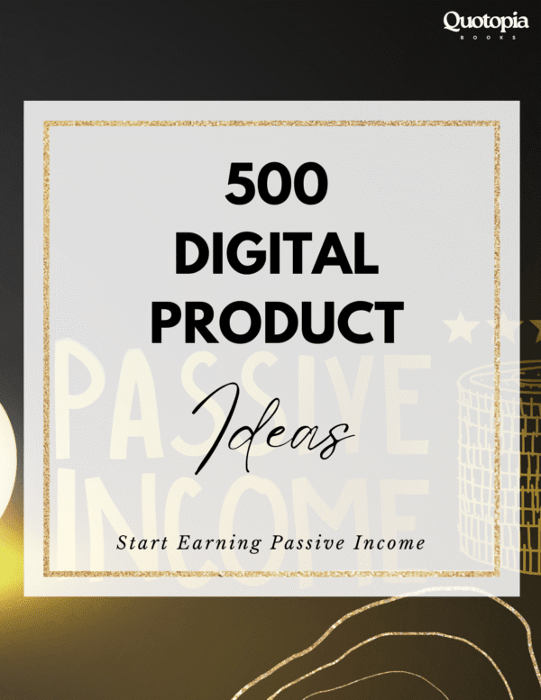 Free eBook - 500 Digital Product Ideas for profitable niches and online business