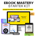 Ebook Mastery Starter Kit - Complete bundle with guides, templates, and prompts to create and sell ebooks.